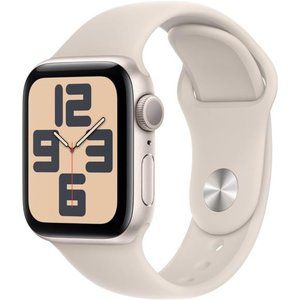 Apple Watch SE (2nd Gen) [GPS 40mm] Smartwatch with Starlight Aluminum Case